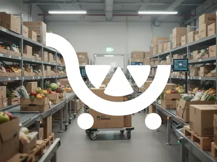 Abstrakte Darstellung moderner Logistik und Lebensmittellieferung in einer professionellen, technologischen Umgebung. - Foto: über boerse-global.de
