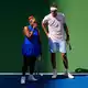 Alexander Zverev (r) ist im Mixed-Wettbewerb der US Open früh ausgeschieden. - Bild: Yuki Iwamura/AP/dpa