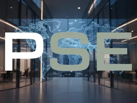 Abstrakte Darstellung von digitaler Geschäftsintegration und moderner Unternehmenskultur in einem Bürogebäude. - Foto: über boerse-global.de