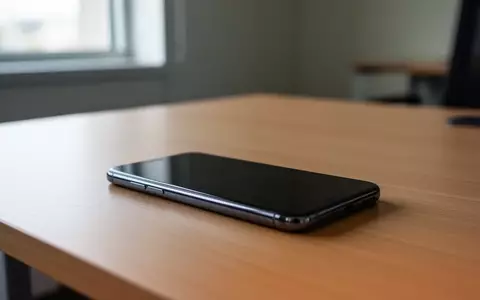 Ein modernes Smartphone liegt auf einem minimalistischen Schreibtisch in einem hellen Büro. - Foto: über boerse-global.de