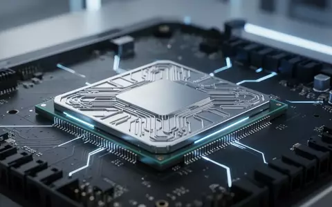 Ein hochmoderner KI-Inferenz-Prozessor auf einer Server-Hauptplatine in einer professionellen Laborumgebung. - Foto: über boerse-global.de