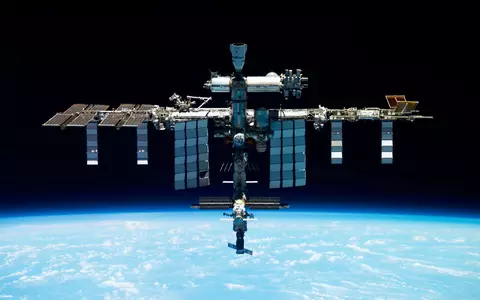 An der ISS gab es einen Außeneinsatz. (Archivbild) - Foto: -/Roscosmos State Space Corporation via AP/dpa