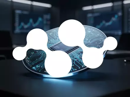 Abstraktes Bild eines leuchtenden Halbleiter-Wafers als Symbol für technologischen Fortschritt und Marktdynamik. - Foto: über boerse-global.de