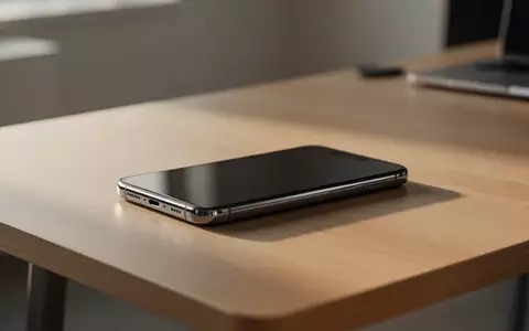 Ein modernes Smartphone liegt auf einem minimalistischen Schreibtisch in einer hellen Büroumgebung. - Foto: über boerse-global.de