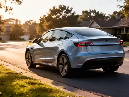 Ein moderner Elektro-Pkw parkt am Straßenrand einer ruhigen Vorstadtstraße bei natürlichem Tageslicht. - Foto: über boerse-global.de