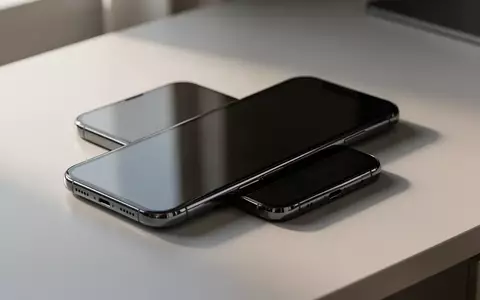 Modernes Smartphone mit dunklem Bildschirm auf einem minimalistischen Schreibtisch bei natürlichem Licht. - Foto: über boerse-global.de