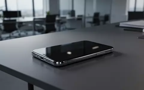 Ein modernes Smartphone liegt auf einem minimalistischen Schreibtisch in einer professionellen Büroumgebung. - Foto: über boerse-global.de