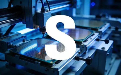 Abstrakte Darstellung einer modernen Halbleiterfertigung in kühlem Licht als Symbol für die Tech-Branche. - Foto: über boerse-global.de