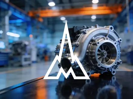 Abstraktes, professionelles Bild eines hochwertigen industriellen Bauteils in einer modernen Fertigungsumgebung. - Foto: über boerse-global.de