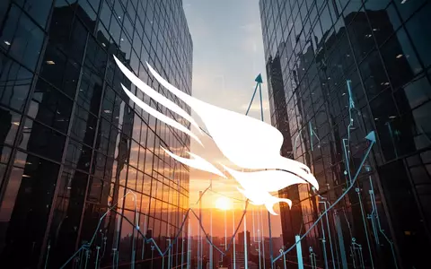 Abstrakte Darstellung eines modernen Bürogebäudes bei Sonnenaufgang als Symbol für Wachstum und positive Marktstimmung. - Foto: über boerse-global.de