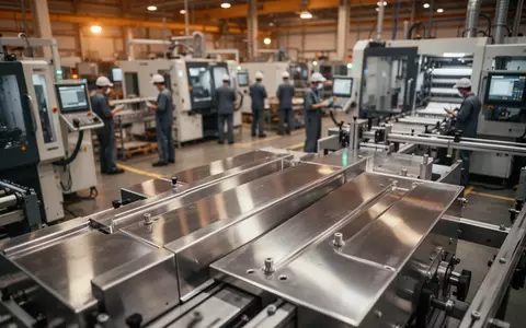Moderne Industriehalle mit Produktionsanlagen in einer professionellen, atmosphärischen Aufnahme. - Foto: über boerse-global.de