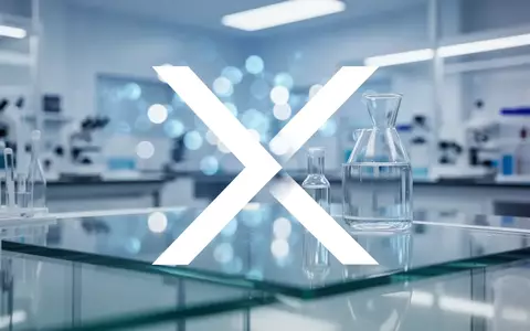 Abstrakte Darstellung eines modernen pharmazeutischen Labors, das Fortschritt in der medizinischen Forschung symbolisiert. - Foto: über boerse-global.de