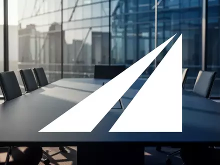 Abstrakte Darstellung einer modernen Vorstandsetage mit kinoreifer Beleuchtung, die strategische Entscheidungen symbolisiert. - Foto: über boerse-global.de