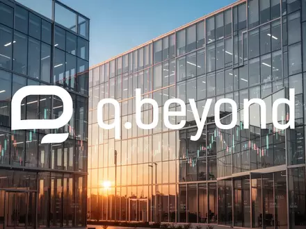 Abstrakte Darstellung moderner Unternehmensarchitektur bei Sonnenuntergang als Symbol für Finanzmarktaktivitäten. - Foto: über boerse-global.de