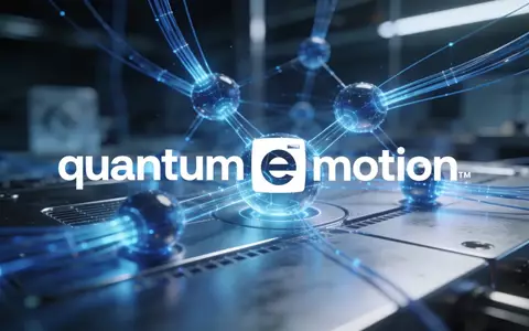 Abstraktes Labor für Quantentechnologie mit leuchtenden Glasfaserkabeln und futuristischer Datenverarbeitung. - Foto: über boerse-global.de
