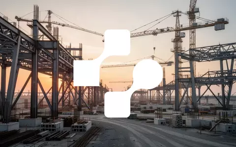 Moderne Baustelle mit Stahlkonstruktionen und Kränen im goldenen Licht als Symbol für Infrastrukturentwicklung - Foto: über boerse-global.de