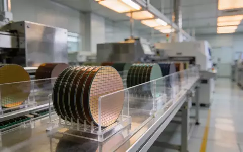 Moderne Produktionsumgebung für Halbleiter mit Silizium-Wafern in einem Reinraum. - Foto: über boerse-global.de