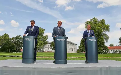 Lars Klingbeil, Friedrich Merz und Alexander Dobrindt am 26.08.2026 - Foto: via dts Nachrichtenagentur