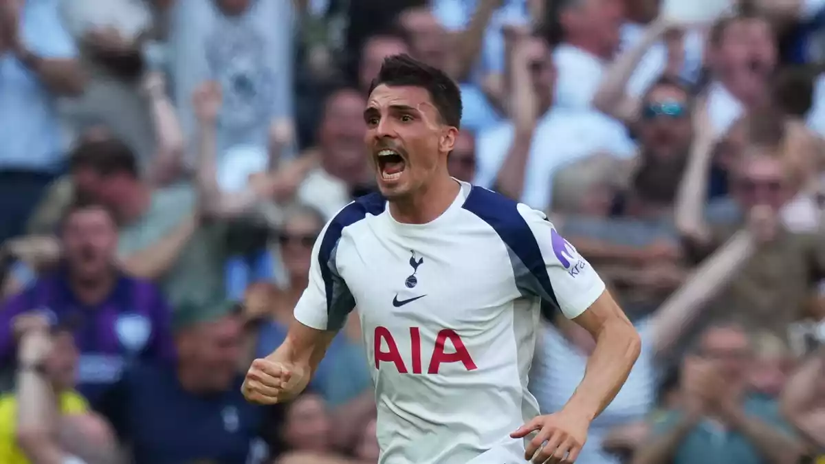 In der vergangenen Saison spielte João Palhinha für Tottenham Hotspur. (Archivbild) - Bild: Frank Augstein/AP/dpa