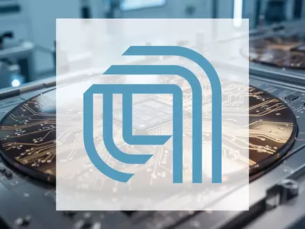 Abstrakte Darstellung einer modernen Halbleiterfertigung mit Fokus auf Mikrochip-Strukturen und technologischem Glanz. - Foto: über boerse-global.de
