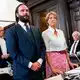 Christina Block setzt ihre Erklärung fort. - Bild: Daniel Bockwoldt/dpa-POOL/dpa