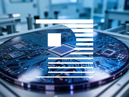 Abstrakte Darstellung einer modernen Halbleiterfertigung mit Fokus auf technologischem Fortschritt. - Foto: über boerse-global.de