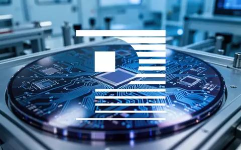 Abstrakte Darstellung einer modernen Halbleiterfertigung mit Fokus auf technologischem Fortschritt. - Foto: über boerse-global.de