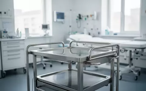 Ein steriler, leerer medizinischer Behandlungsraum in einem Krankenhaus bei natürlichem Tageslicht. - Foto: über boerse-global.de