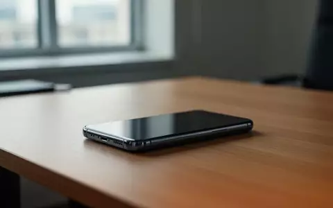 Ein modernes Smartphone liegt auf einem Schreibtisch in einer professionellen Büroumgebung. - Foto: über boerse-global.de