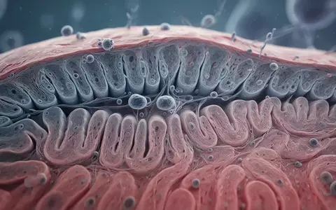 Mikroskopische Nahaufnahme einer biologischen Gewebestruktur zur Veranschaulichung zellulärer Stoffwechselprozesse. - Foto: über boerse-global.de