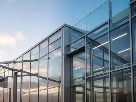 Moderne Glas- und Stahlarchitektur eines Forschungsgebäudes als Symbol für technologische Innovation. - Foto: über boerse-global.de