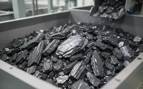 Nahaufnahme von hochwertigen Graphitflocken in einer modernen industriellen Verarbeitungsanlage. - Foto: über boerse-global.de