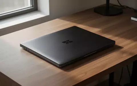 Ein moderner, aufgeräumter Schreibtisch mit einem geschlossenen Laptop in einem minimalistischen Arbeitszimmer. - Foto: über boerse-global.de
