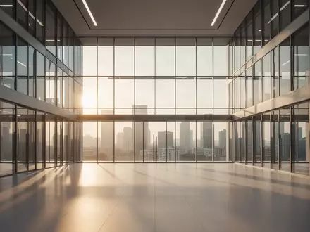 Modernes Bürogebäude mit Glasfassade bei Sonnenuntergang als Symbol für Vermögensübertragungen und Erbschaftsteuer. - Foto: über boerse-global.de