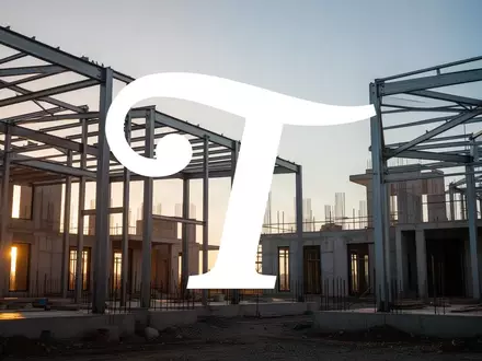 Moderne Baustelle eines Wohnbauprojekts bei Sonnenuntergang. - Foto: über boerse-global.de