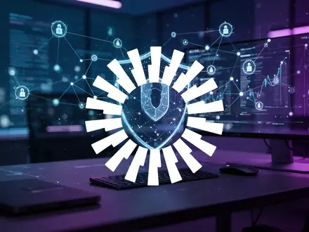 Abstrakte Darstellung von Cybersicherheit und digitaler Dateninfrastruktur in einem professionellen Finanzkontext. - Foto: über boerse-global.de