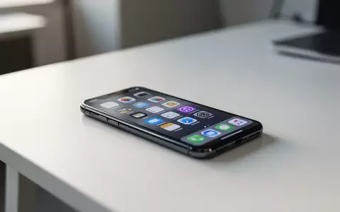 Ein modernes Smartphone liegt auf einem minimalistischen Schreibtisch mit einer übersichtlichen Anordnung von App-Symbolen. - Foto: über boerse-global.de