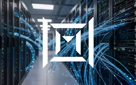 Serverraum mit leuchtenden Glasfaserkabeln als Symbol für Cloud-Infrastruktur und Technologieinvestitionen. - Foto: über boerse-global.de