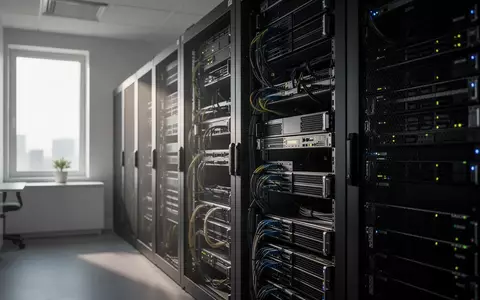 Moderne Server-Infrastruktur in einem Bürogebäude zur Darstellung der Cloud-Migration von Daten. - Foto: über boerse-global.de