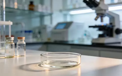 Moderne Laborumgebung mit medizinischen Forschungsgeräten und Glasfläschchen in einer sterilen, professionellen Atmosphäre. - Foto: über boerse-global.de