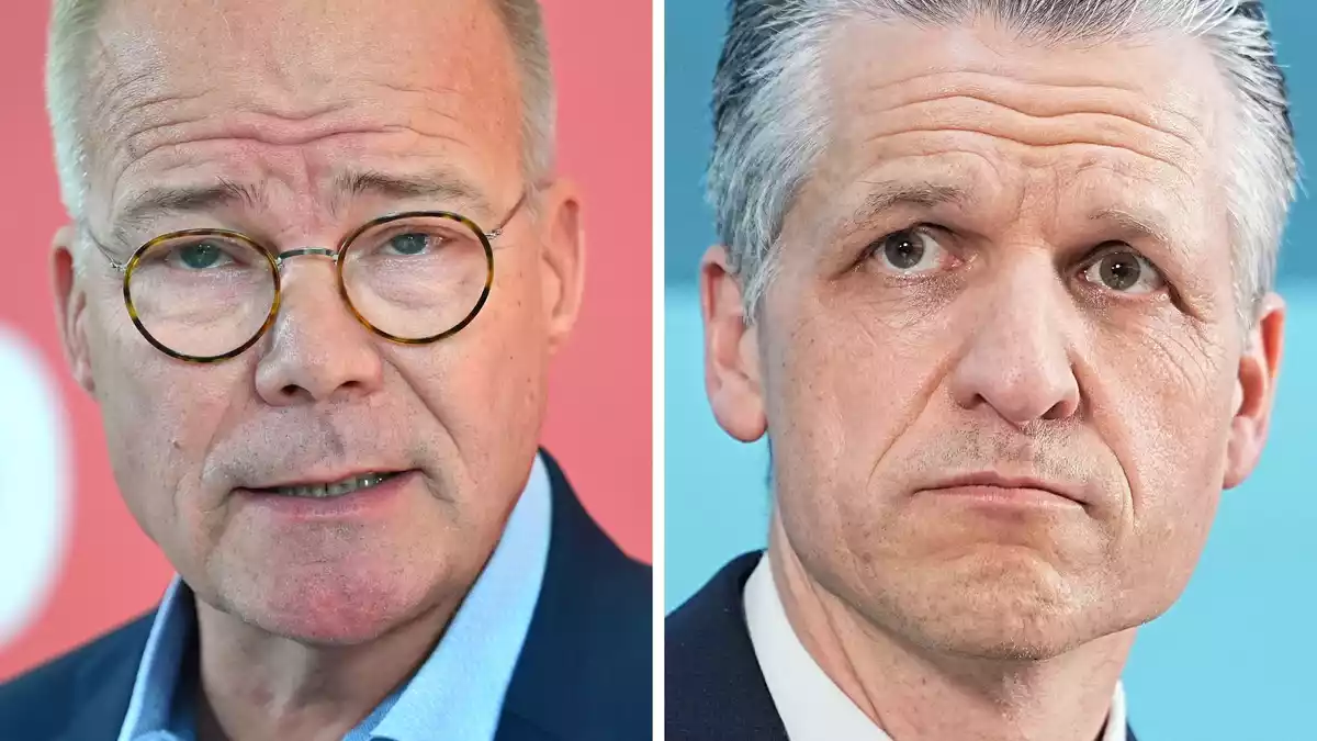 Neues Pendant von SPD-Fraktionschef Miersch bei der Union ist Thorsten Frei (rechts). (Archivbilder) - Bild: Elisa Schu/dpa