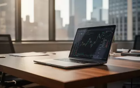 Ein verschwommener Arbeitsplatz in einem modernen Büro mit einfallendem Tageslicht. - Foto: über boerse-global.de