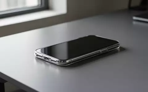 Ein minimalistisches Smartphone mit transparenter Rückseite liegt auf einem Schreibtisch. - Foto: über boerse-global.de