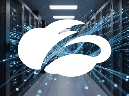 Abstrakte Darstellung einer modernen digitalen Sicherheitsinfrastruktur mit leuchtenden Glasfaserkabeln. - Foto: über boerse-global.de