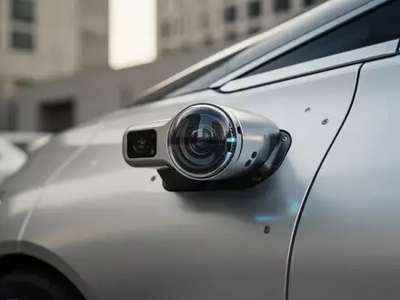 Hochmoderne Kameramodule eines autonomen Robotaxis in einer professionellen industriellen Umgebung. - Foto: über boerse-global.de