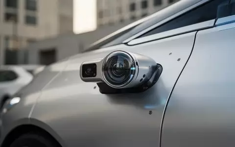 Hochmoderne Kameramodule eines autonomen Robotaxis in einer professionellen industriellen Umgebung. - Foto: über boerse-global.de