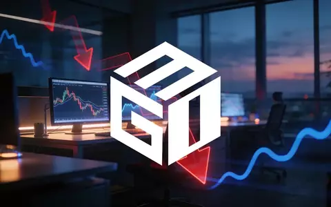 Abstrakte Darstellung von Börsenvolatilität und fallenden Markttrends in einem modernen Finanzumfeld. - Foto: über boerse-global.de