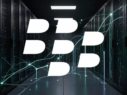 Abstrakte Darstellung von Cybersicherheit und digitaler Vernetzung in einem modernen Serverraum mit blauem Licht. - Foto: über boerse-global.de