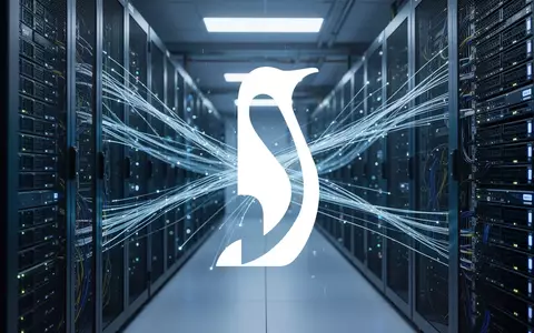 Hochmoderne Server-Infrastruktur in einem Rechenzentrum mit leuchtenden Glasfaserkabeln, die Datenwachstum symbolisiert. - Foto: über boerse-global.de