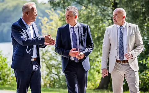 Die Spitzen der Koalitionsfraktionen beraten in Münster, wie es weitergehen soll mit den Reformen.  - Foto: Lars Berg/dpa